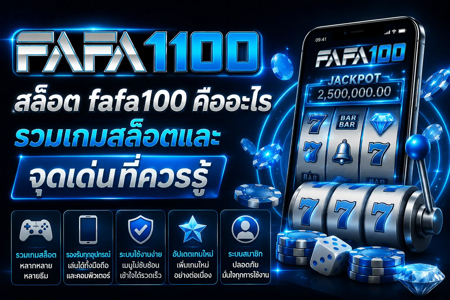 สล็อต fafa100 คืออะไร รวมเกมสล็อตและจุดเด่นที่ควรรู้
